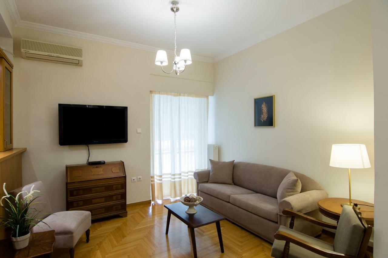 Classy 2 Bedroom Apartment Near Acropolis & Metro Aten Exteriör bild