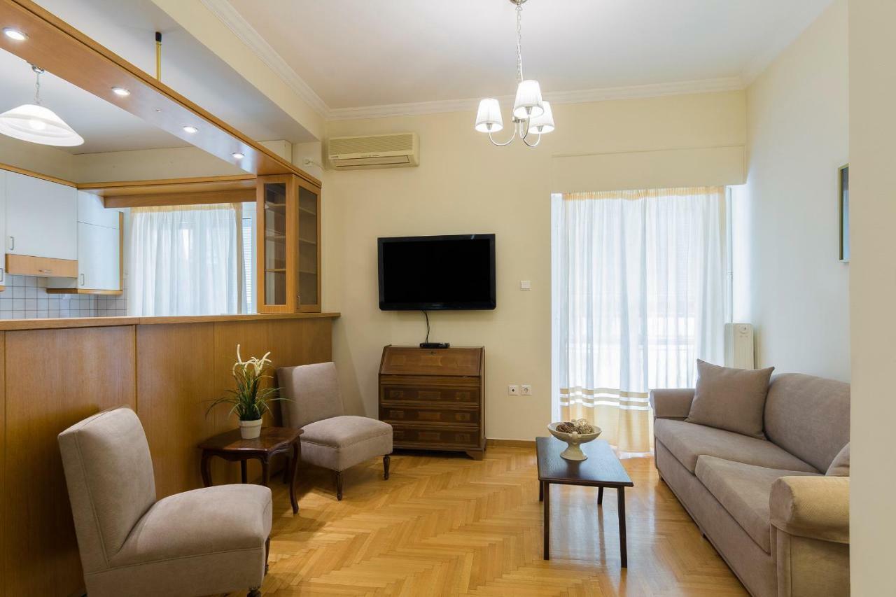 Classy 2 Bedroom Apartment Near Acropolis & Metro Aten Exteriör bild