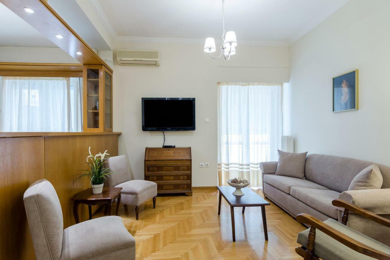 Classy 2 Bedroom Apartment Near Acropolis & Metro Aten Exteriör bild