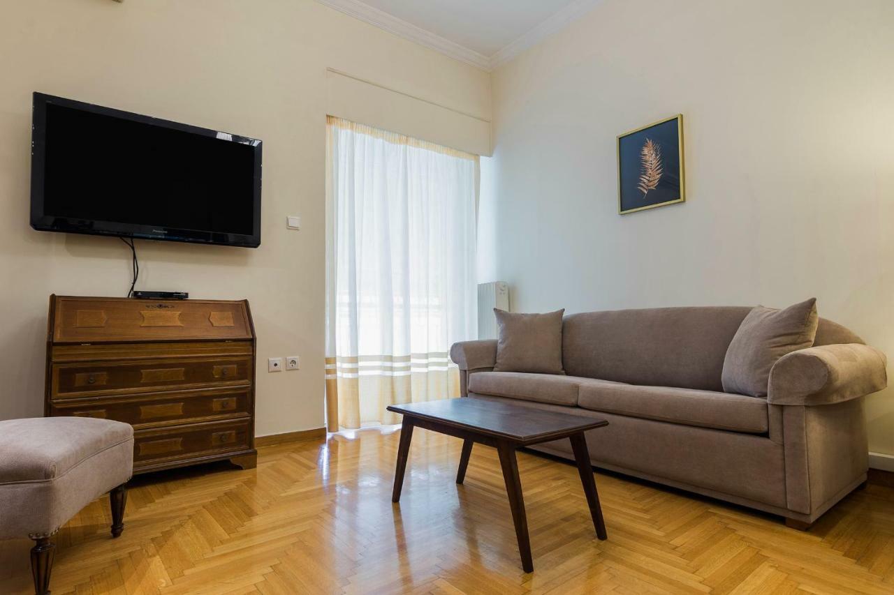 Classy 2 Bedroom Apartment Near Acropolis & Metro Aten Exteriör bild